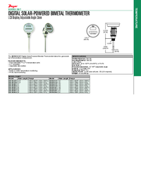 Thumbnail of document Data Sheet - DBT Digital Solar-Powered Bimetal Thermometer
